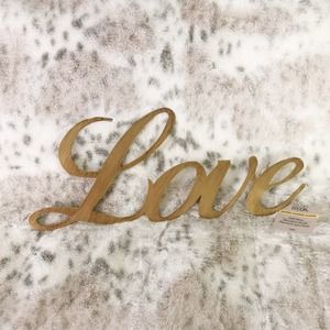 Gold Cursive "Love" Wall Decor